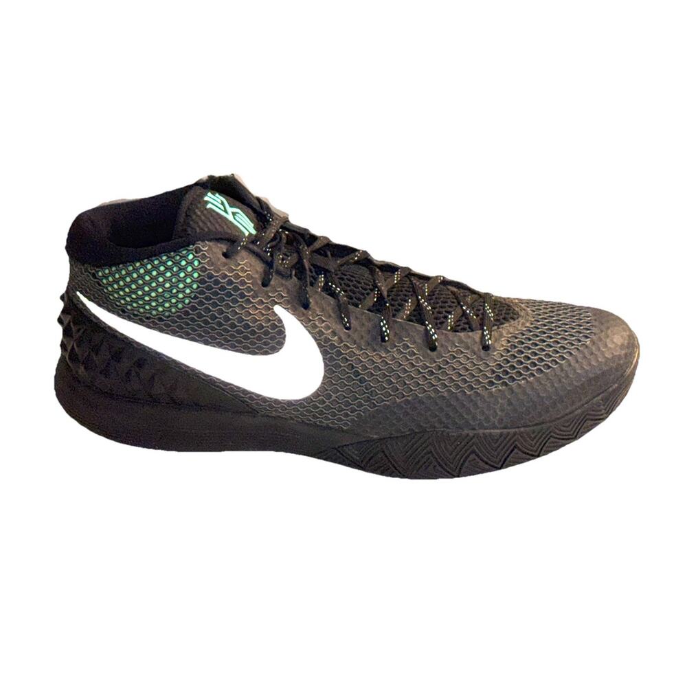 Nike Mens Size 12 Kyrie 1 Driveway Black Green Glow 705277-001